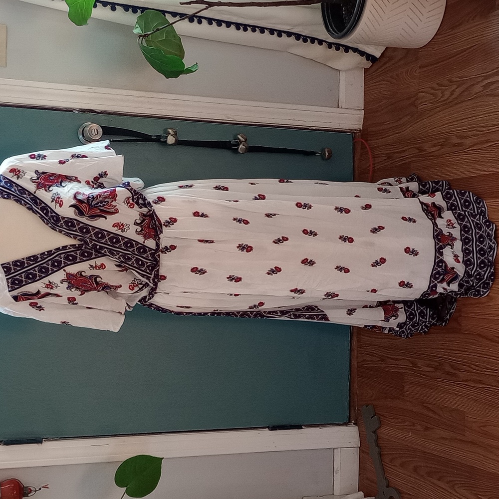 Women's 2x wrap maxi dress